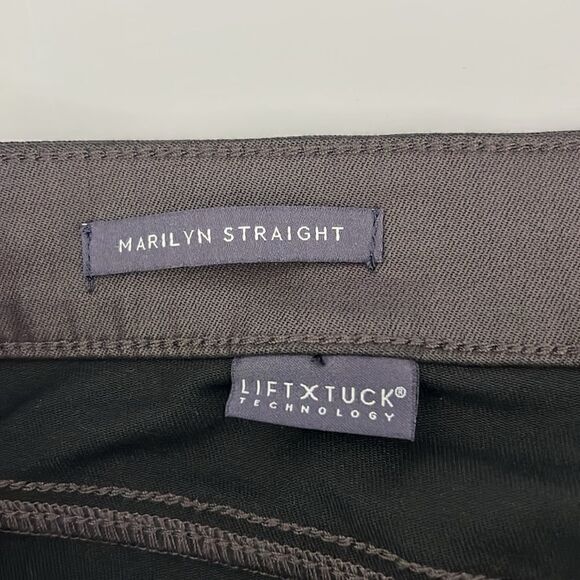 NWOT NYDJ Uplift Coated Marilyn Straight Jeans In Eggplant Coated Size 18 W - Picture 7 of 14